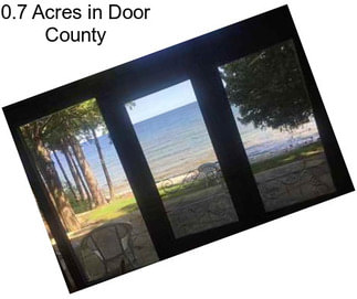 0.7 Acres in Door County