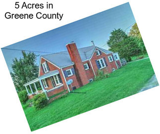 5 Acres in Greene County