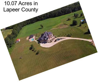 10.07 Acres in Lapeer County