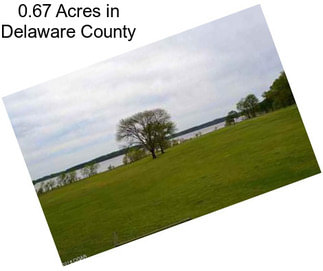 0.67 Acres in Delaware County