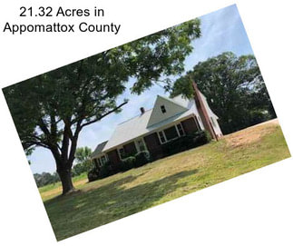 21.32 Acres in Appomattox County
