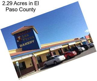 2.29 Acres in El Paso County