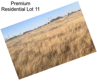 Premium Residential Lot 11