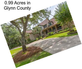 0.99 Acres in Glynn County