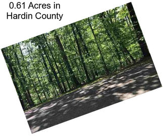 0.61 Acres in Hardin County