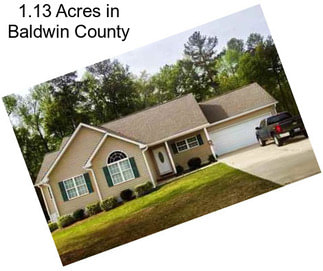 1.13 Acres in Baldwin County