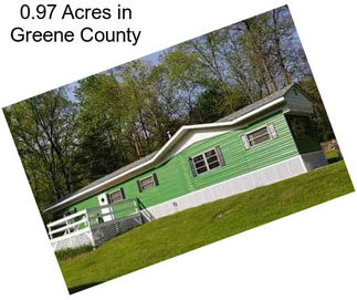 0.97 Acres in Greene County