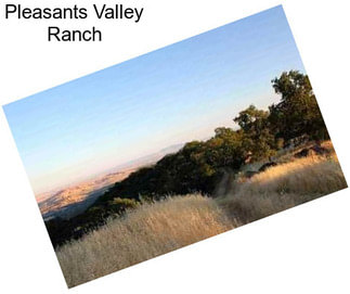 Pleasants Valley Ranch