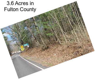 3.6 Acres in Fulton County