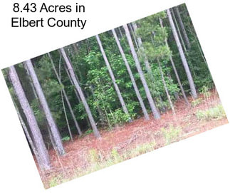 8.43 Acres in Elbert County