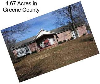 4.67 Acres in Greene County