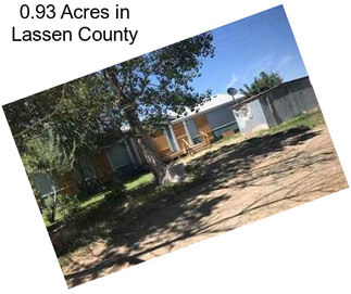 0.93 Acres in Lassen County