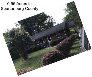 0.95 Acres in Spartanburg County