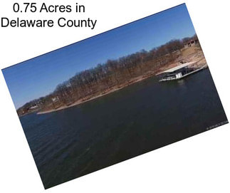 0.75 Acres in Delaware County