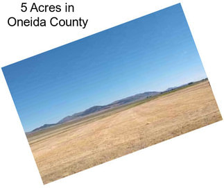 5 Acres in Oneida County