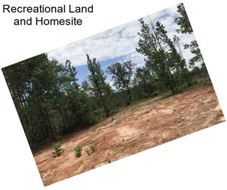 Recreational Land and Homesite