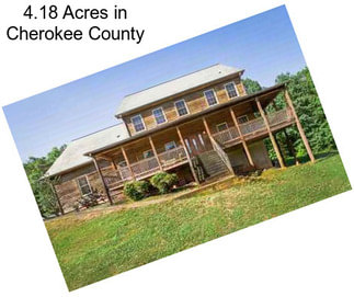 4.18 Acres in Cherokee County