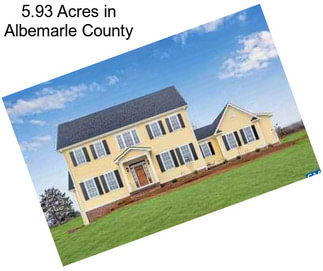 5.93 Acres in Albemarle County