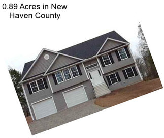 0.89 Acres in New Haven County