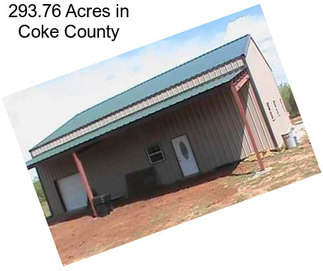 293.76 Acres in Coke County