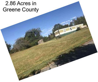 2.86 Acres in Greene County