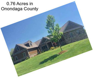 0.76 Acres in Onondaga County
