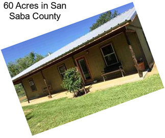 60 Acres in San Saba County