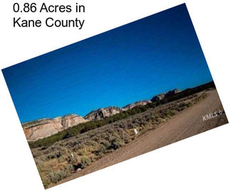 0.86 Acres in Kane County