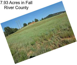 7.93 Acres in Fall River County