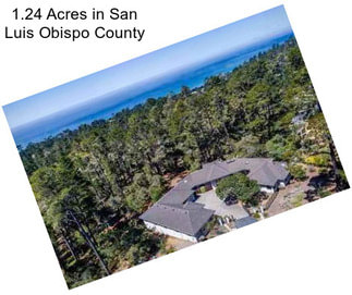 1.24 Acres in San Luis Obispo County