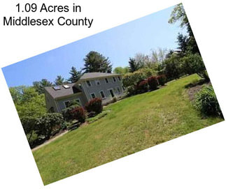 1.09 Acres in Middlesex County