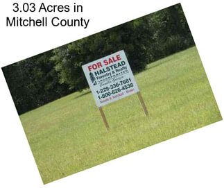3.03 Acres in Mitchell County