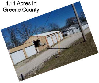 1.11 Acres in Greene County