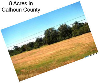 8 Acres in Calhoun County