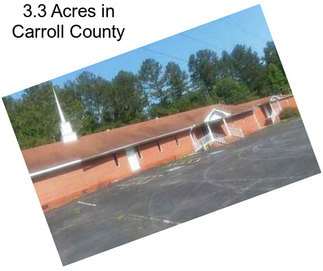 3.3 Acres in Carroll County