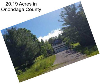 20.19 Acres in Onondaga County