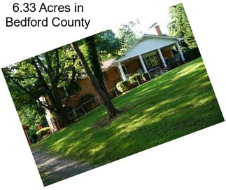 6.33 Acres in Bedford County