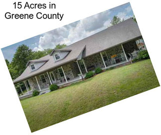 15 Acres in Greene County