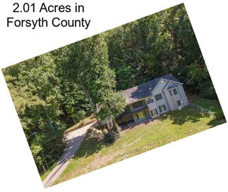 2.01 Acres in Forsyth County