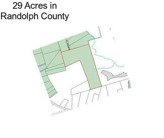 29 Acres in Randolph County