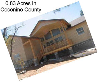 0.83 Acres in Coconino County