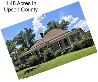 1.48 Acres in Upson County