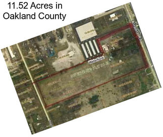 11.52 Acres in Oakland County