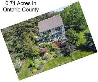 0.71 Acres in Ontario County