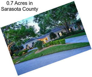 0.7 Acres in Sarasota County
