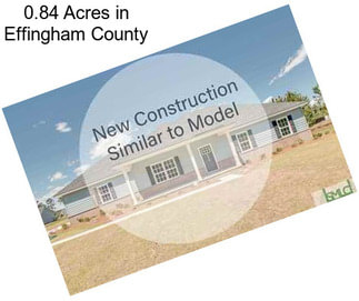 0.84 Acres in Effingham County