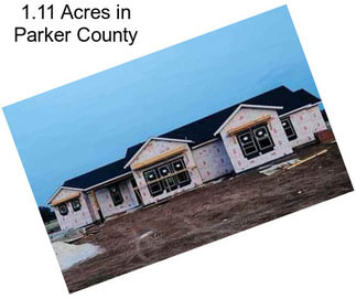 1.11 Acres in Parker County