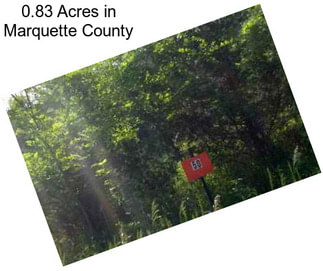 0.83 Acres in Marquette County