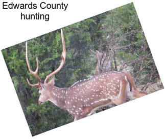 Edwards County hunting