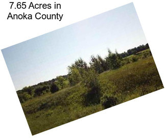 7.65 Acres in Anoka County